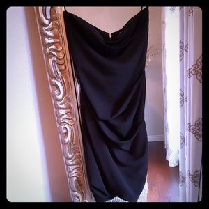 ALC strapless draped cocktail dress